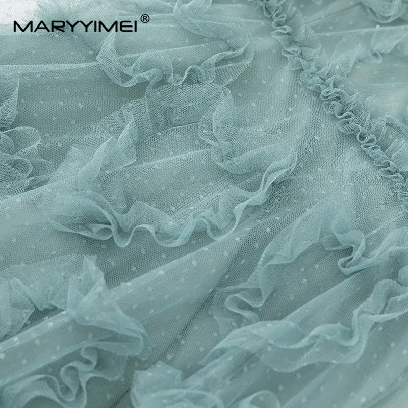 Летнее женское элегантное бальное платье MARYYIMEI Длинные вечерние платья с