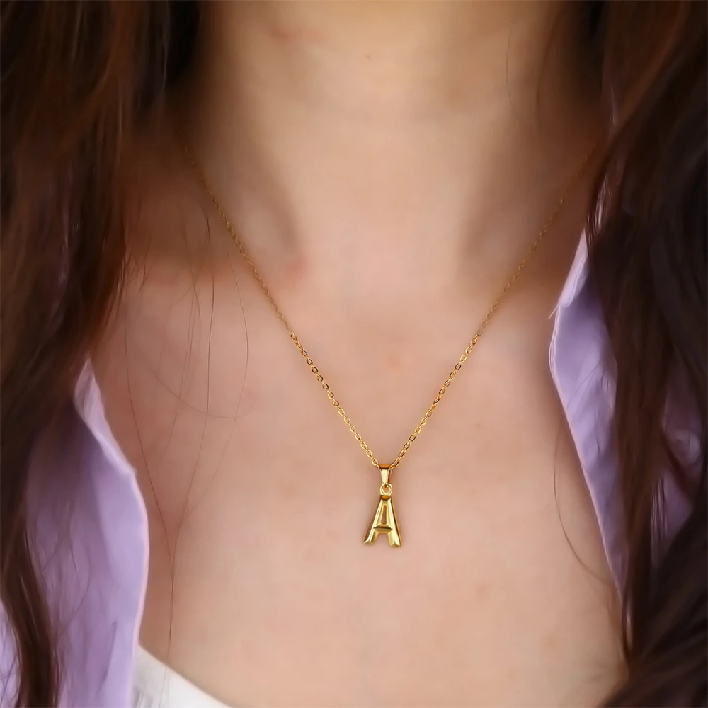 Минималистское ожерелье из нержавеющей стали D&ampZ с подвеской для мужчин и женщин