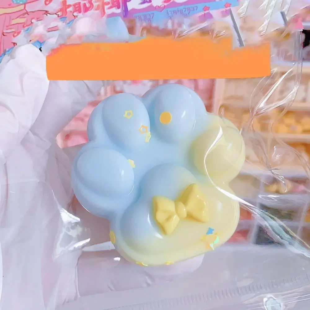 Милая игрушка для сжатия игрушки сжимания кошачьей лапы мягкие липкие