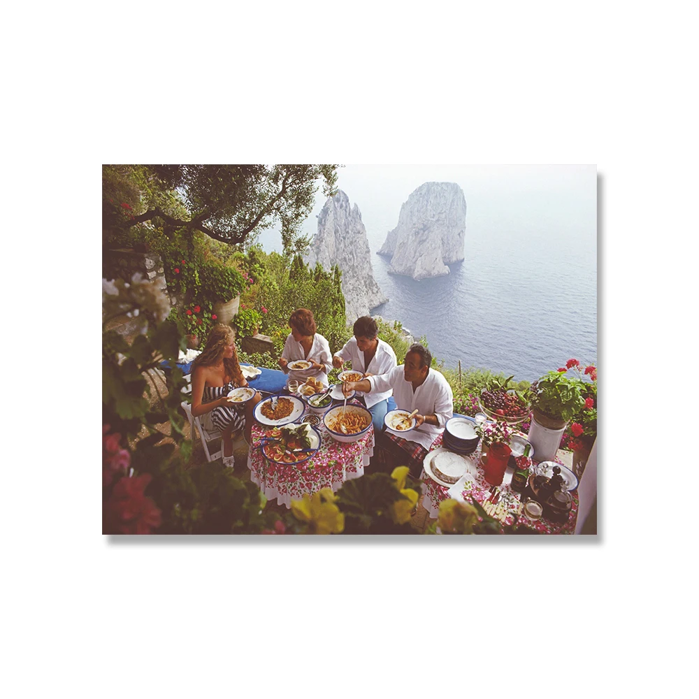 Постеры и принты для летней вечевечерние скандинавский пейзаж Картина на холсте