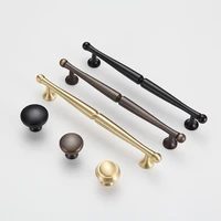 elegant 10pcs solid pure brass european furniture pulls handles drawer knobs cupboard wardrobe kitchen shoe tv cabinet pulls