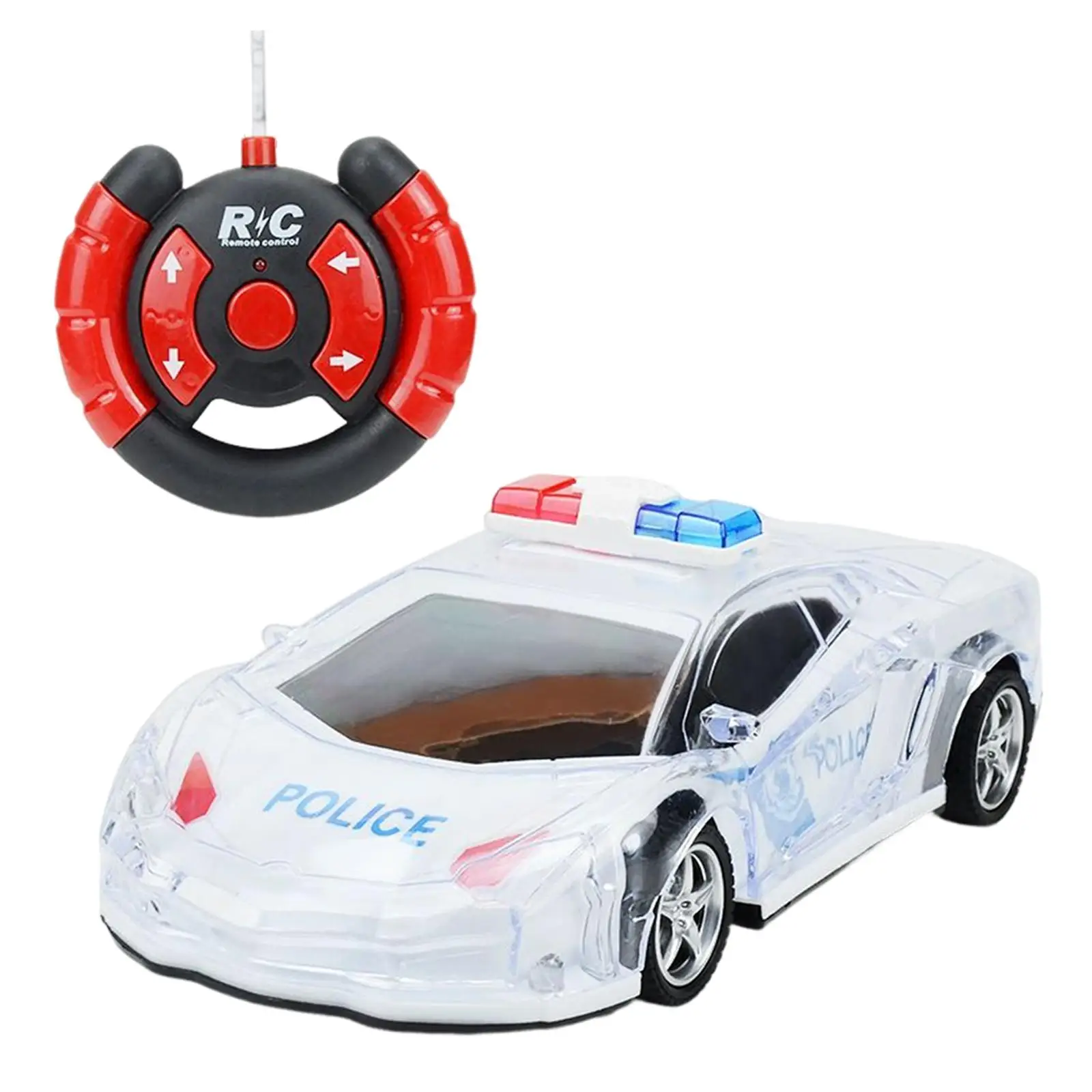 

Electric Toy Car with Light Simulation Vehicles Universal Wheels Openable Doors for Boys Girls Toddlers Children Birthday Gift