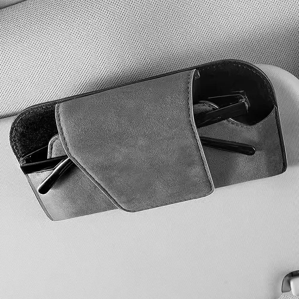 

Козырек от солнца из воловьей кожи, держатель для очков, автомобильный ящик для хранения для автомобиля, держатель для солнцезащитных очков, защитный ящик для солнцезащитных очков, инструмент для хранения автомобиля