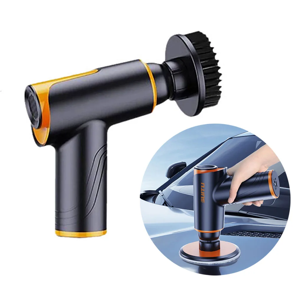 

100W Car Buffer Polisher 1800rpm Adjustable Speed Auto Polishing Machine Rechargeable Battery Wireless Buffing Waxing Machine