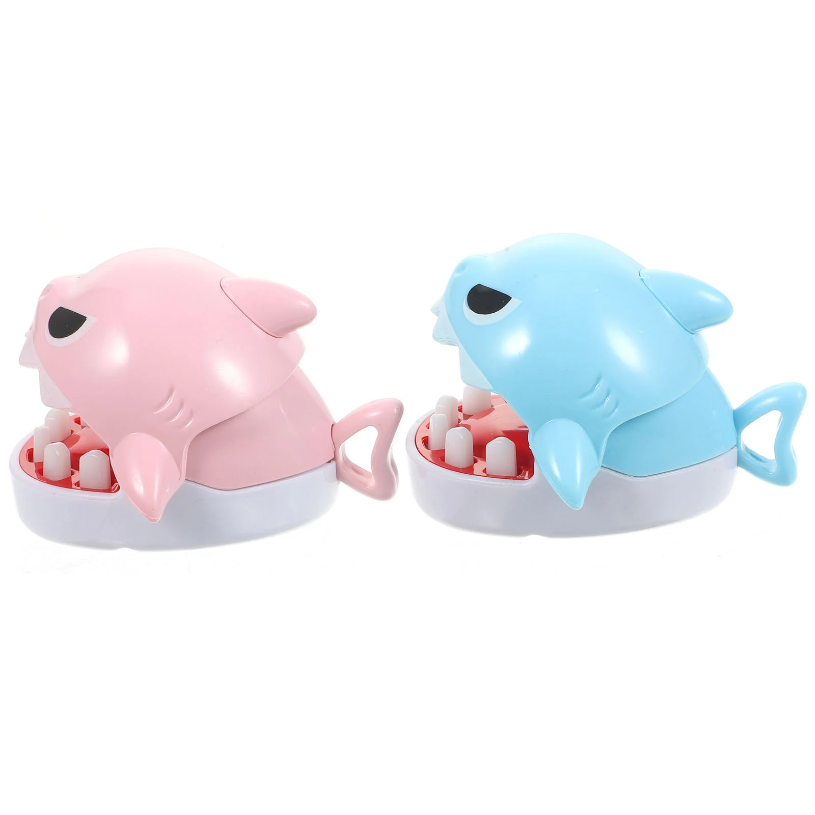 

2pcs Teeth Toy Game Keychain for Kids Cute Shark Kids Decor With Keychain Animal Teeth Toy Random Color