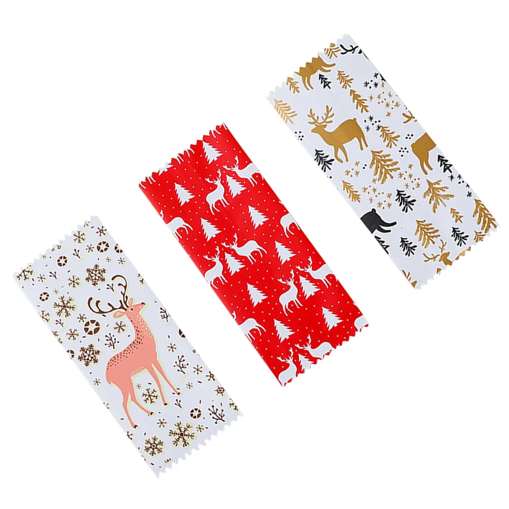 

300 Chocolate Candy Wrappers Christmas Candy Wrapper Holiday Candy Bags Xmas Party Decor Xmas Nougat Wrapper