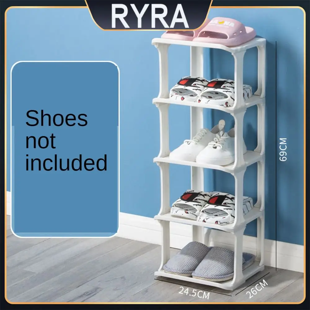 

Многофункциональный обувной шкаф для общежития, компактная Многоуровневая полка для обуви, пылезащитная полка для хранения обуви, пятиуровневая полка для обуви
