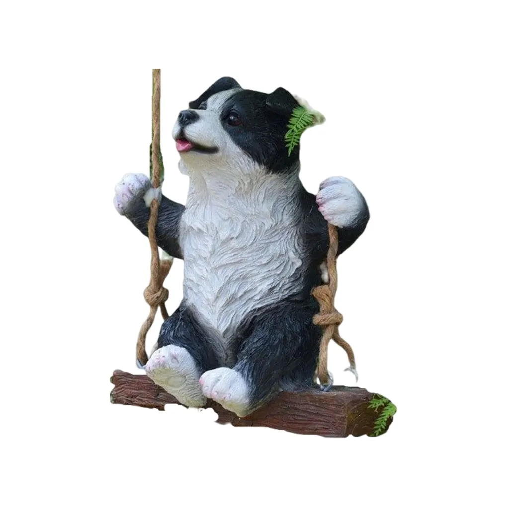 

Очаровательные фигурки животных, подвижная Статуэтка для двора, гостиной, квартиры, искусственная Статуэтка для отдыха