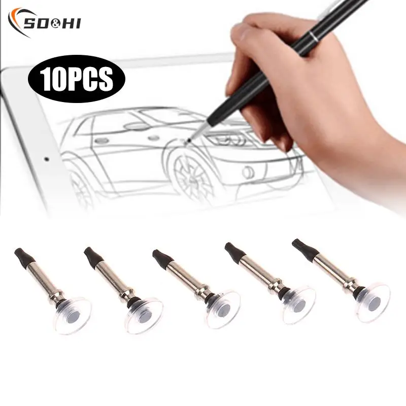 

10PCS Universal Replacement Disc Tip Stylus Pen Tips Round Transparent Disc Tip For Touch Screen Tablet Phone