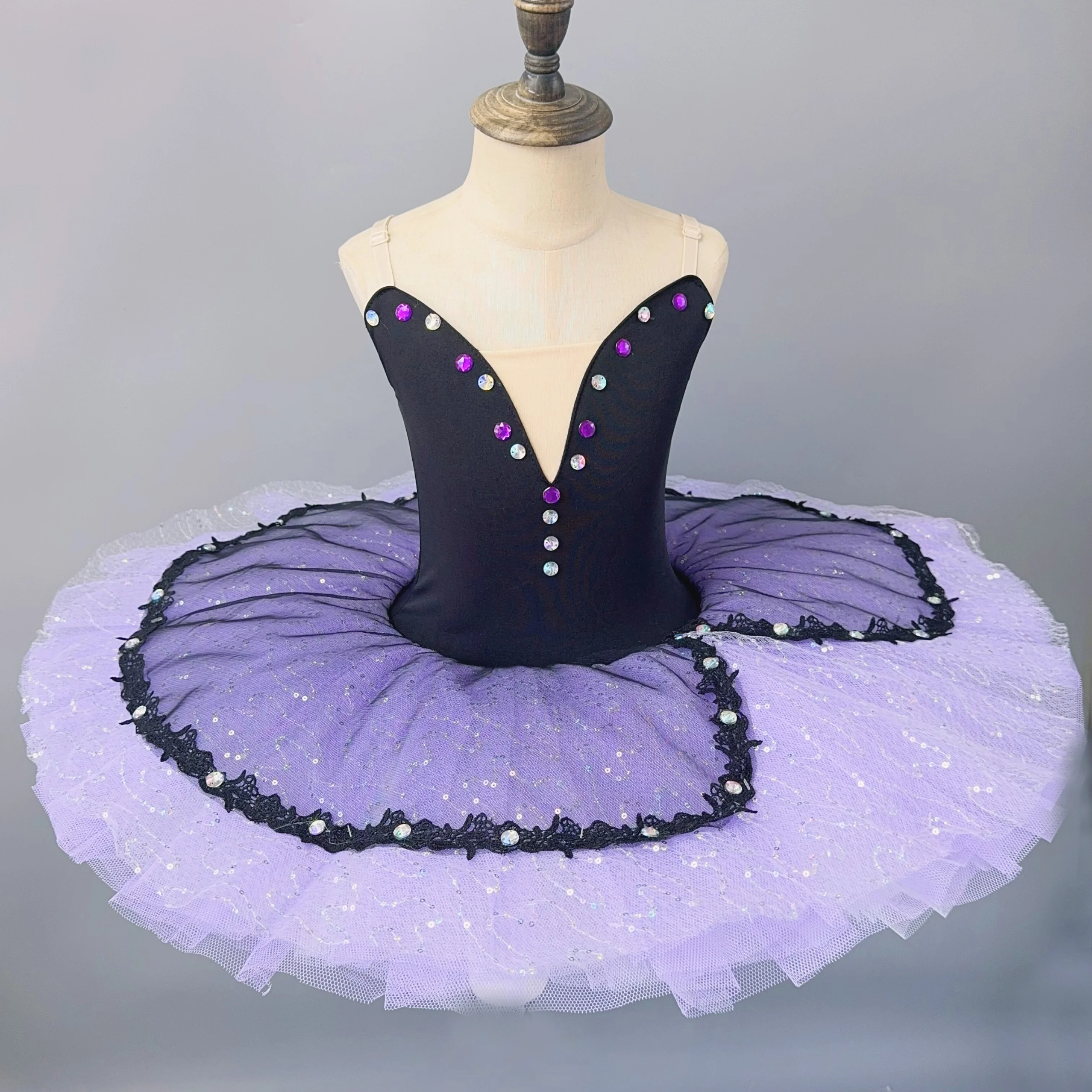 Детский балетный костюм-пачка с лебедем и озером танцевальная балерина одежда