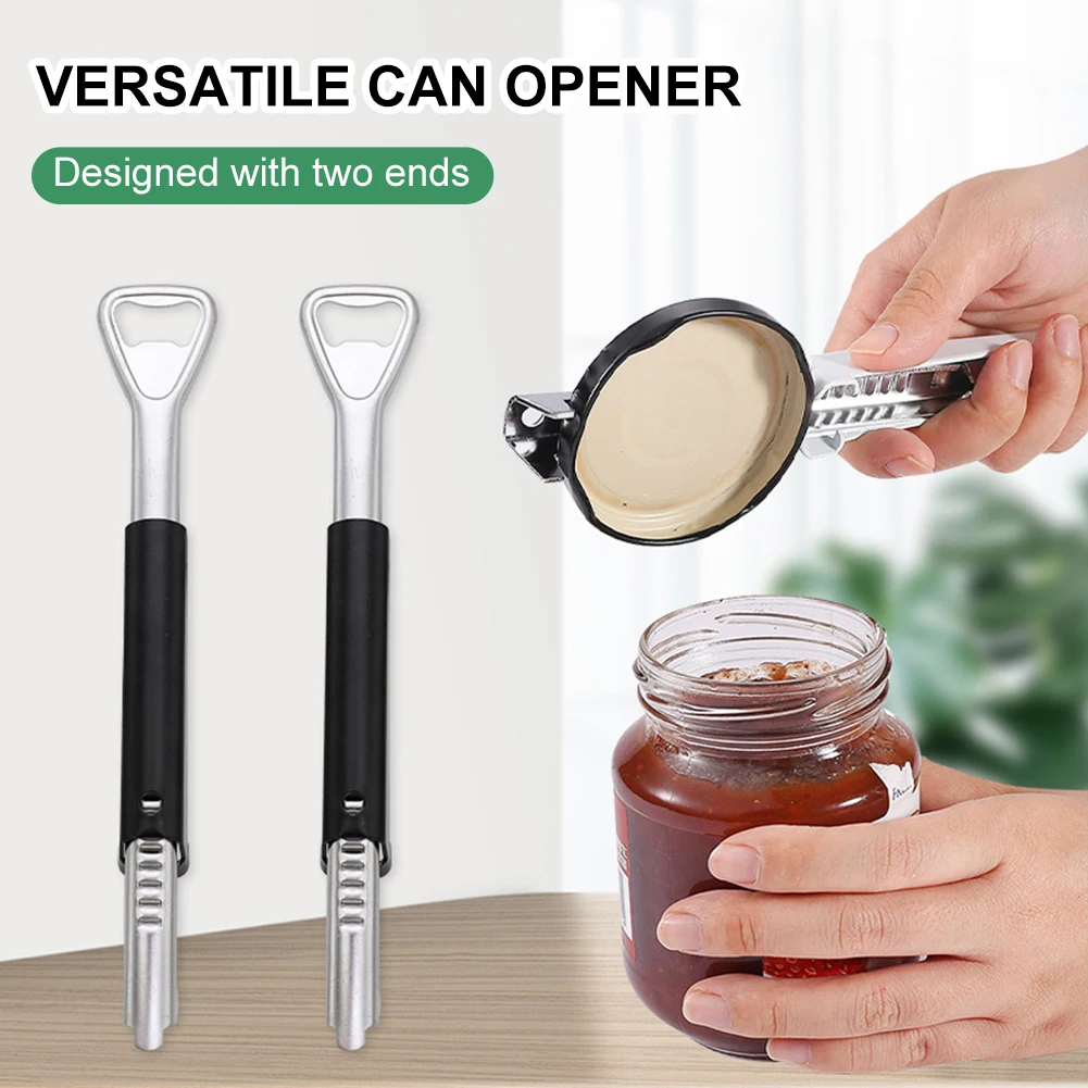 

Manual Can Opener Adjustable Stainless Steel Non-Slip Multi-Function Quick Bottle Opener Household Kitchen Gadgets Accessories