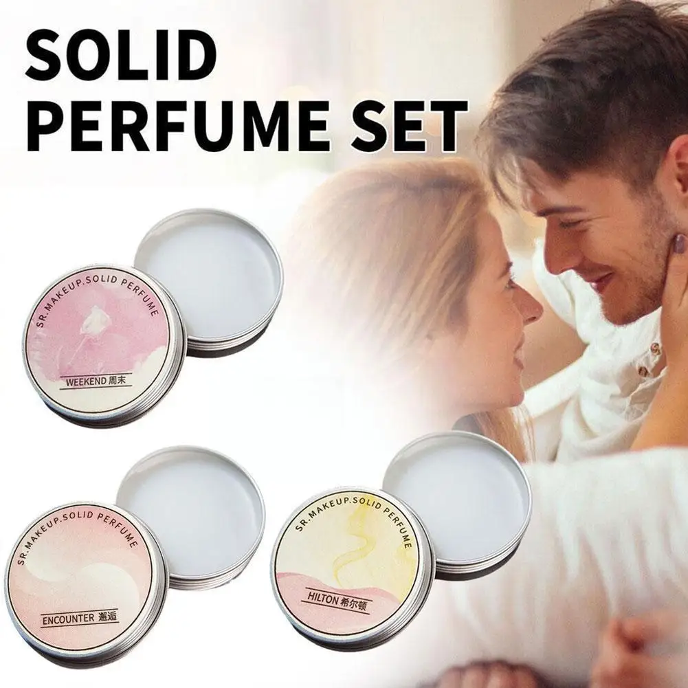 

Women Solid Perfume Portable Solid Balm Long-lasting Fragrances Deodorant Body Fresh and Elegant Female Solid Perfumes Arom P5F9