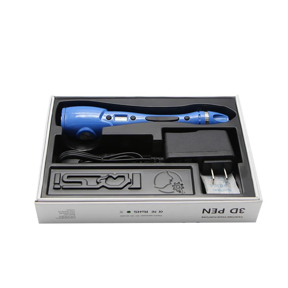 3D Ручка для детей рисования с ЖК-экраном совместимая пла-нитью игрушки