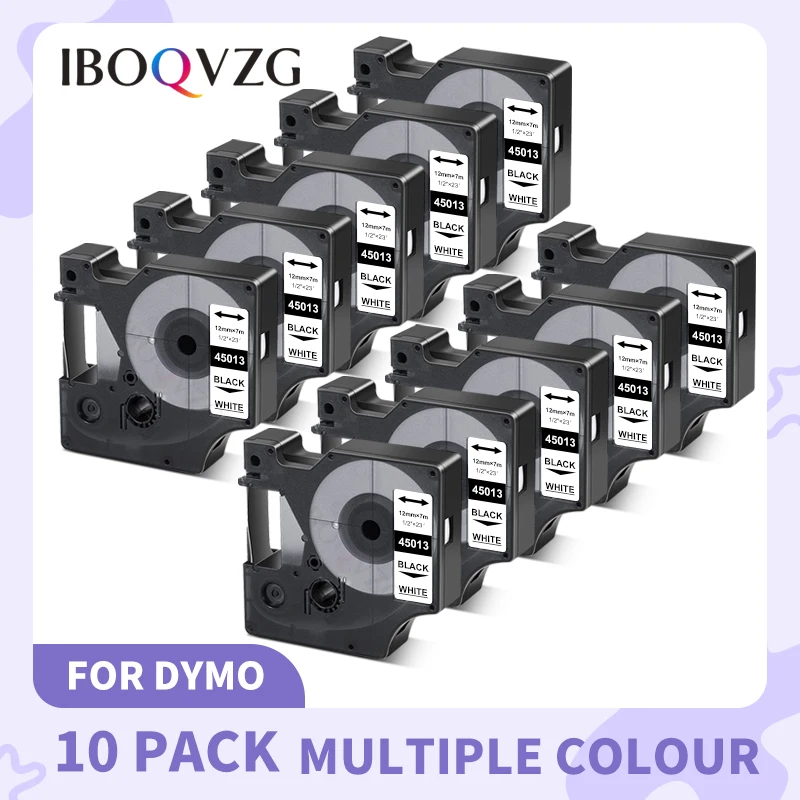 

Этикетки IBOQVZG для Dymo D1 45013 40913 43613 45018 160, совместимые с Dymo LabelManager 280 100 LabelPoint