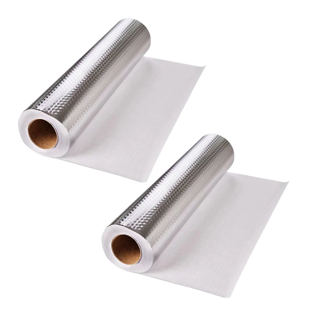 

Kitchen Sticker Stickers Countertop Oil Liner Shelf Liners Drawer Cabinet Backsplash Decal Wall Waterproof Paper Contactproof