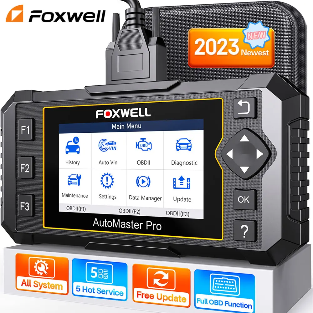 Новые FOXWELL NT624 Elite OBD2 автомобильные инструменты SAS TPS ABS Oil EPB сброс всех инструментов сканирования системы OBD2 диагностический сканер бесплатное обновление