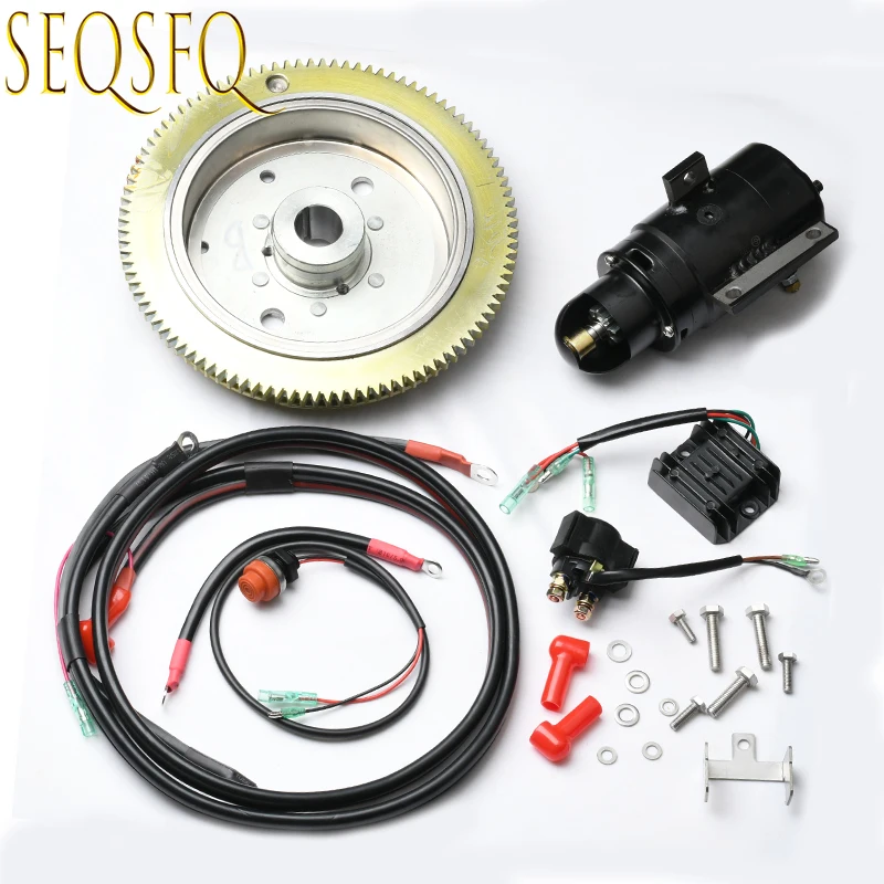 Комплект электрического запуска для Yamaha T85 2-тактный 85 л.с. лодочный мотор