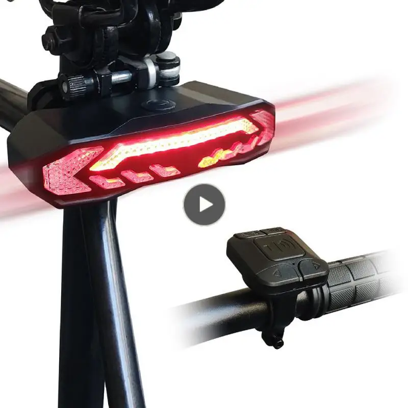 

Bicycle Taillight Usb C Rechargeable Ultra-bright Steering Taillights 5 In 1 6 Lighting Modes Bike Lights Waterproof