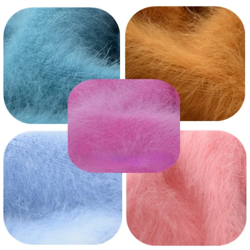 Длинная пряжа из норки 50 г