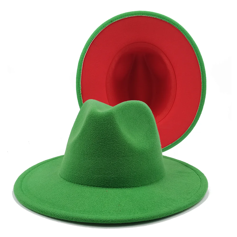 Фетровая Шляпа Унисекс двусторонняя Регулируемая фетровая шляпа желтого и