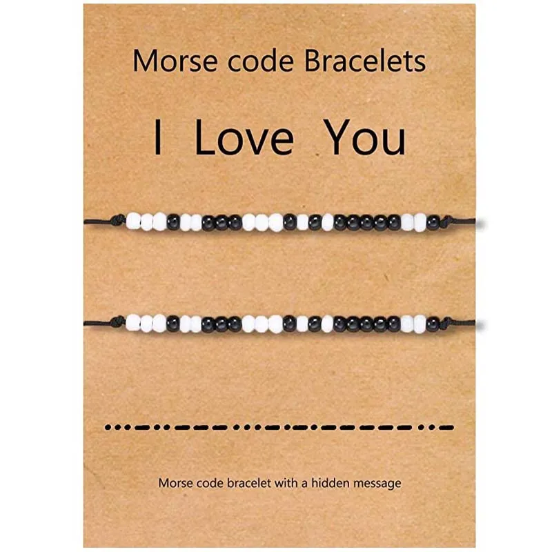 

Парные браслеты для пары, подарки для подруги, отношения на большие расстояния, подходящий браслет для него, ее, я тебя люблю