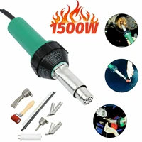 samger 1600w1500w hot air plastic welding gun w speed nozzle roll pvc plastic welding torch 220v for welder flat