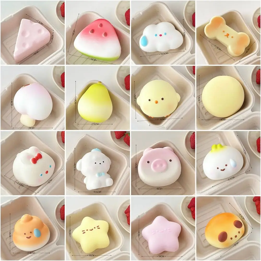 Милая имитация фруктов сжимающая игрушка еда сыр мультяшная игрушка-непоседа