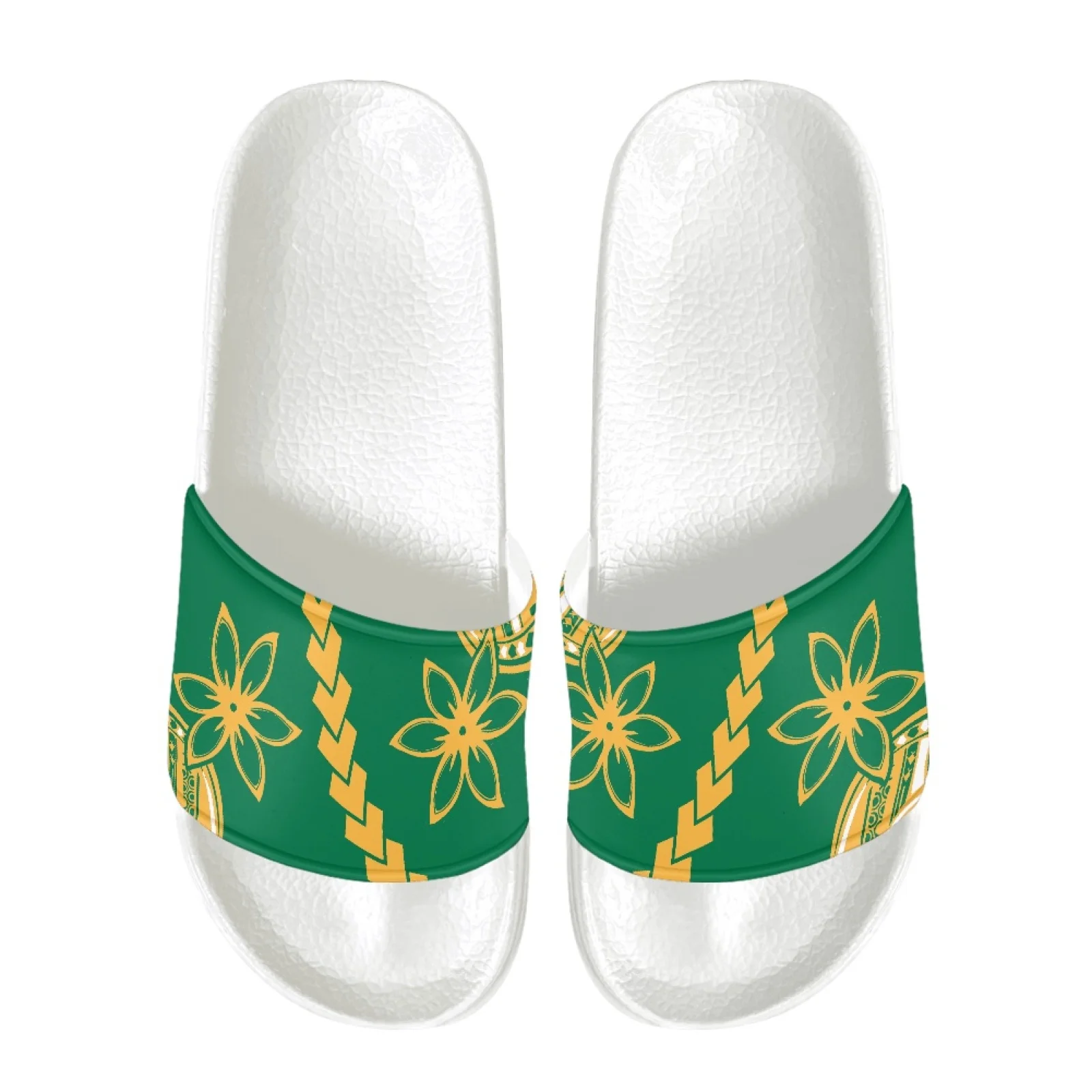 

Полинезийские племенные Гавайские тапки с татуировками и гавайским принтом для женщин и мужчин, домашние тапочки на толстой платформе, Нескользящие шлепанцы для ванной из ЭВА для женщин