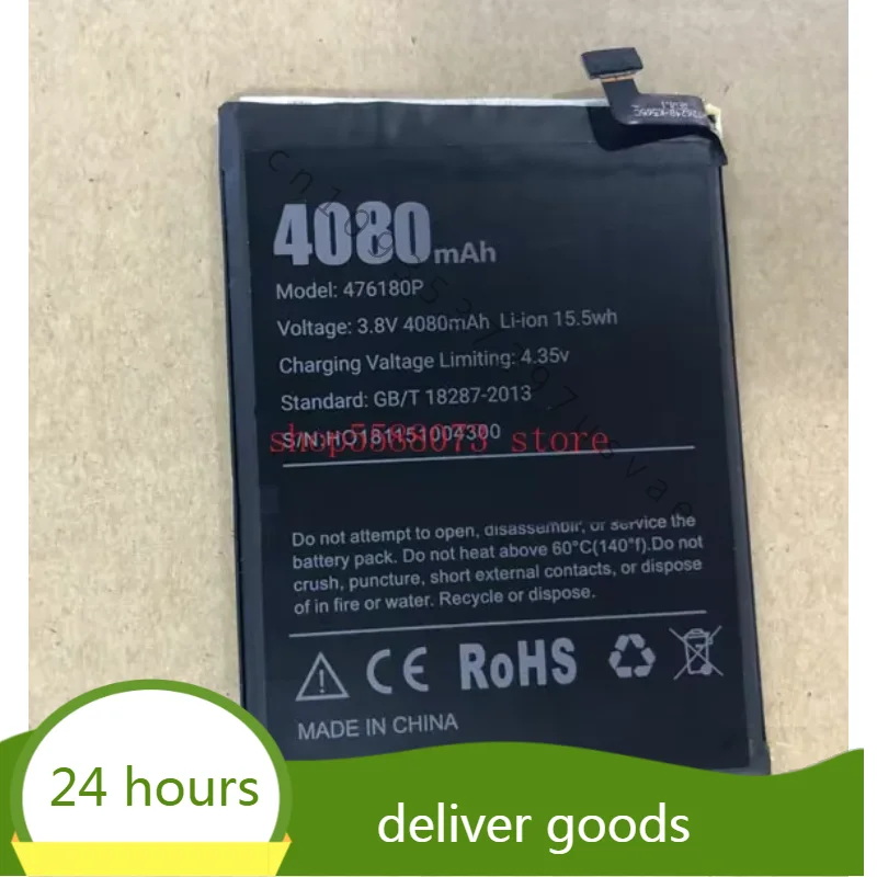 100% аккумулятор емкостью 4080 мАч для мобильного телефона Vernee T3 Pro на складе