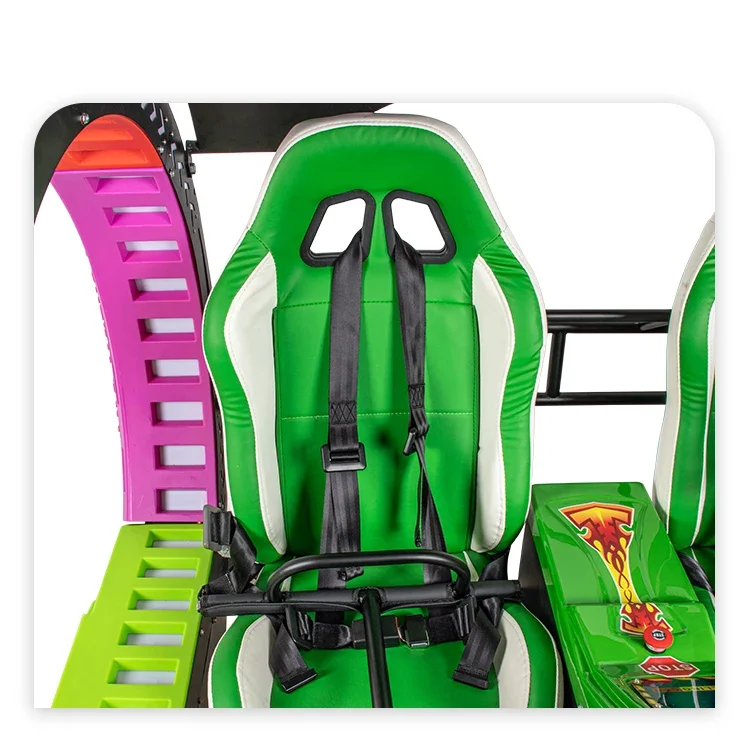 Новый уличный 2-местный монетный игровой электрический качели Happy Rolling Car 360