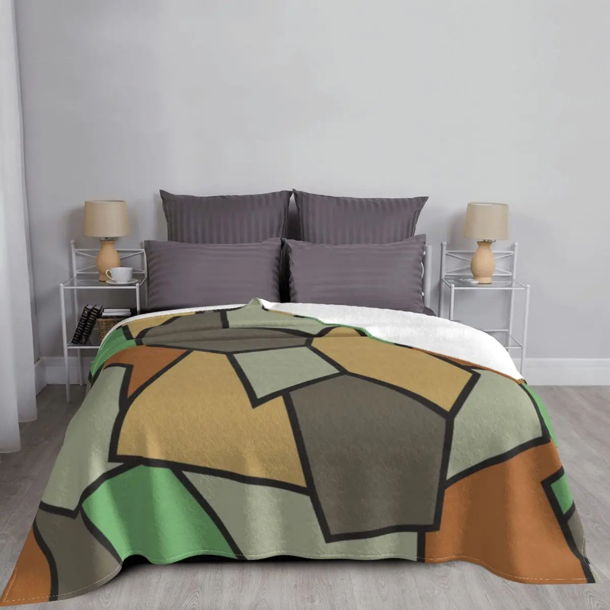 Немецкое камуфляжное одеяло с 3D принтом мягкое Фланелевое флисовое теплое