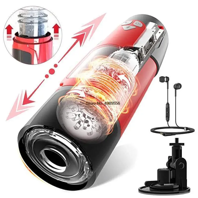 Vibrator Vagina Pussy Male Masturbator Sex Toys Heating Vacuum Masturbate for Adults Men's Adult Goods Massage Machine Automatic