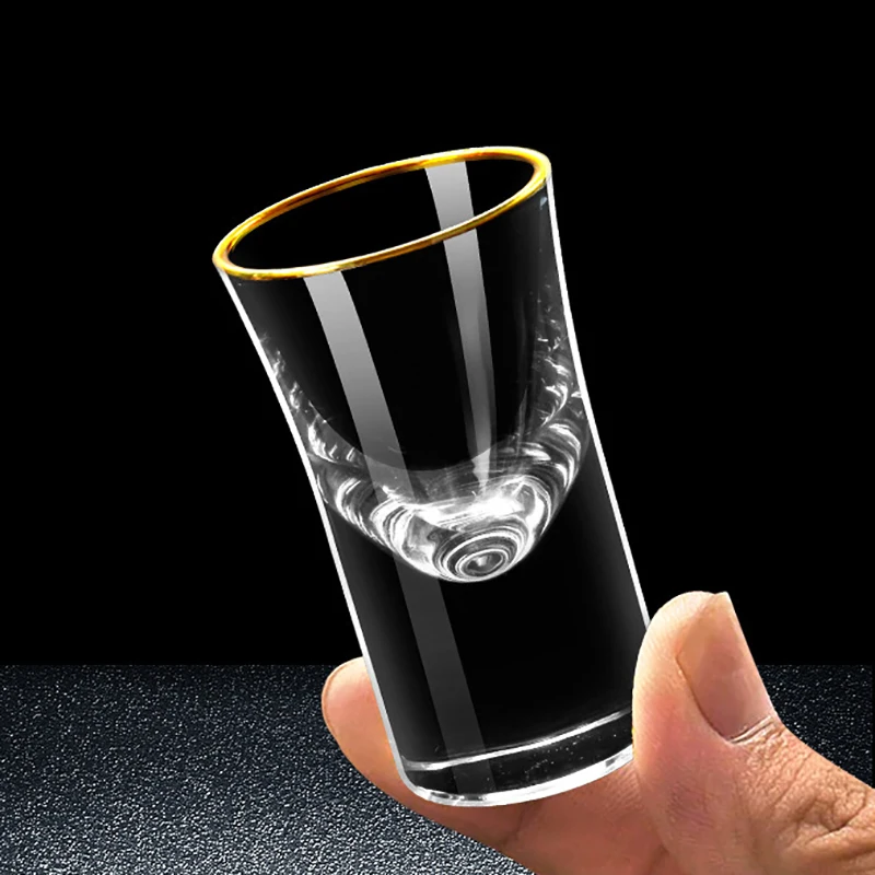 1 шт. стаканы для вина с золотистой фольгой