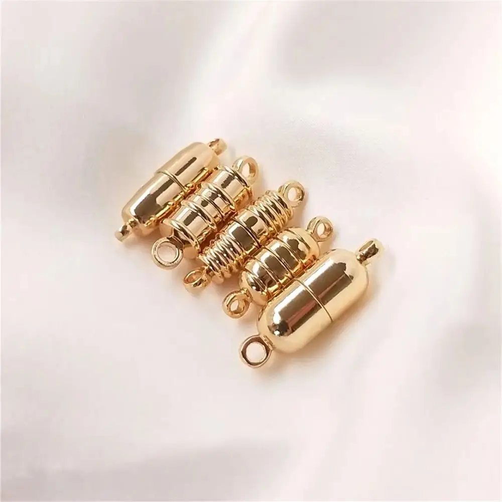 1 шт. 14-каратное золото аксессуары магнитная пряжка круглый бамбуковый узел