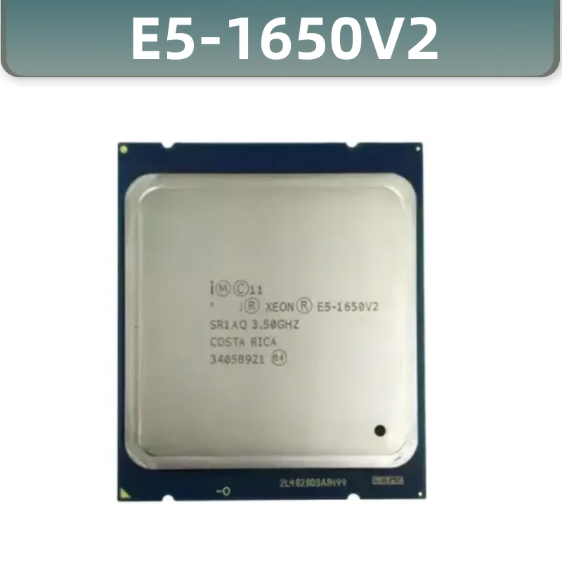 

Xeon Processor E5 1650 V2 CPU 3.5G LGA 2011 Six Cores Server processor e5-1650 V2 E5-1650V2 10 Core 3.50GHz L3 12M 1650V2