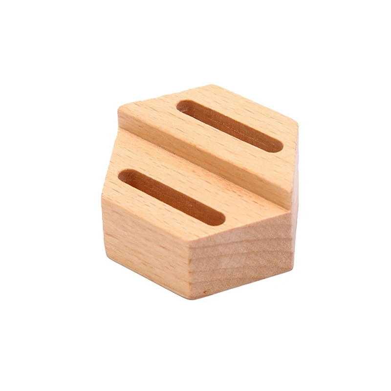 

Wooden Hexagon Heart-Shaped Ring Display Stand, Couple Ring Jewelry Stand, Gift Ring Display Stand