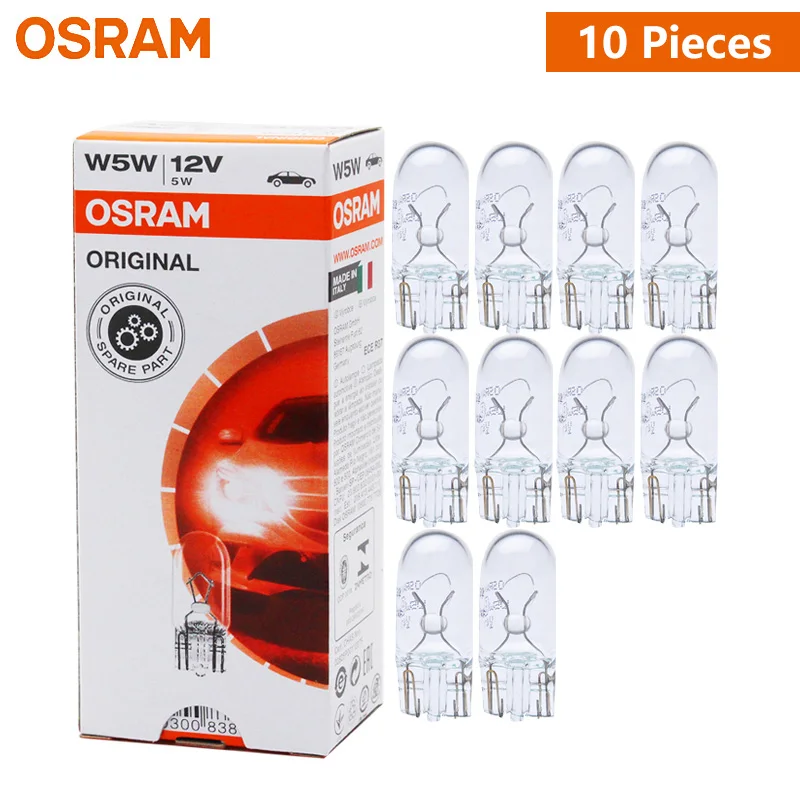 OSRAM Original T10 W5W Car Interior Light Standard Turn Sign