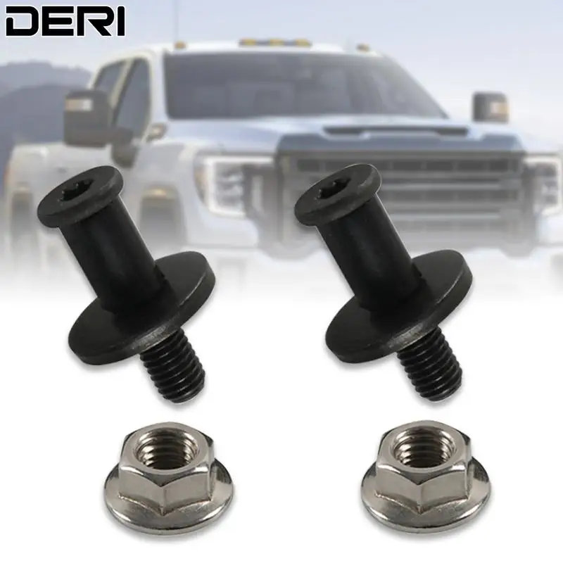 

Pair Tailgate Door Latch Striker Bolt For Chevy GMC Cadillac Escalade Hummer H2 H3 H3T AM-27123329 11570162 Car Rear Doors