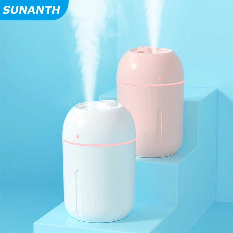 

SUNANTH 330ML Portable Mini Humidifier USB Ultrasonic Cup Aroma Diffuser Cool Mist Maker Air Humidifier Purifier For Car Home