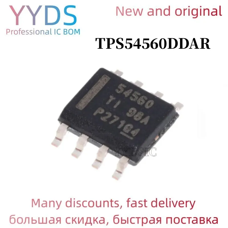 

Original 5PCS TPS54560DDAR TPS54560 54560 SOP8 Switching regulator SMD IC