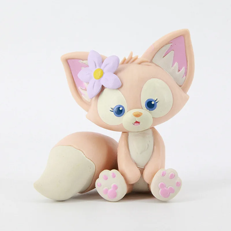 

Фигурка нового друга дуффи, маленькая Лисичка, лингна Белль, полипропиленовый пакет, кукла, торт, украшения для автомобиля, игрушки