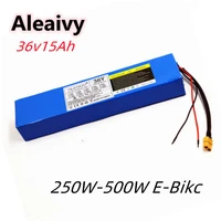 aleaivy18650 lithium battery pack 36v 15000mah electric folding bicycle 250w 750w motor uses electric bicycle scooter with bms