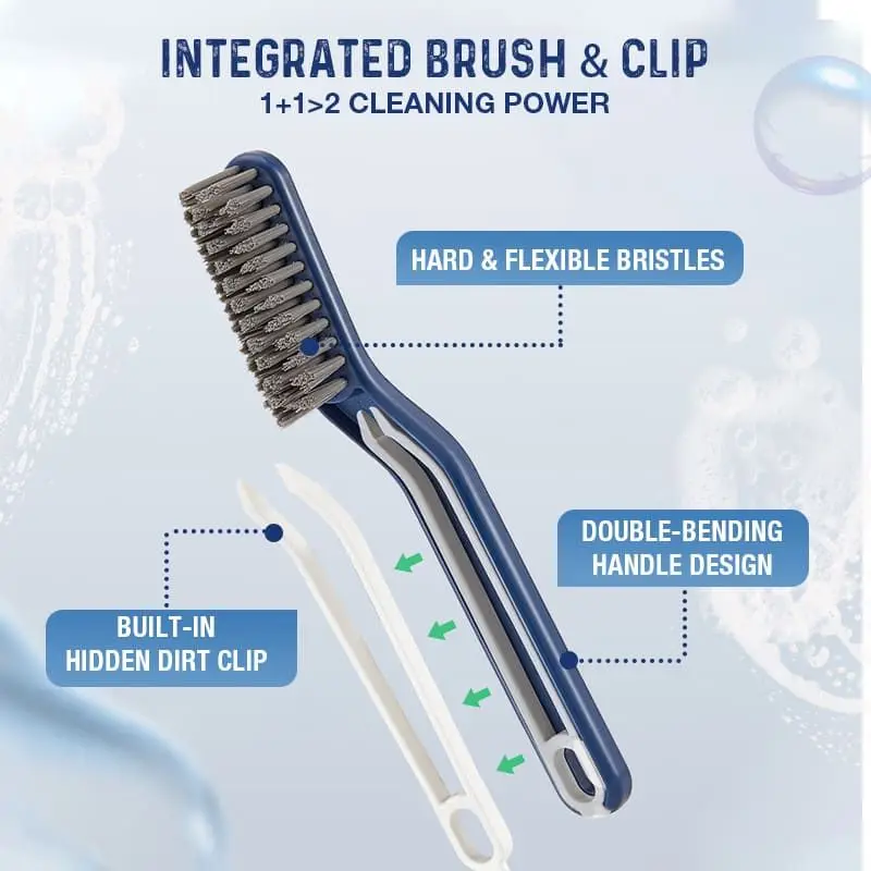 

New Gap Brush with Handle Wall Corner Brush Window Slot Kitchen Toilet Floor Gap Brush Bathroom Accessories Home Cleaning Tools