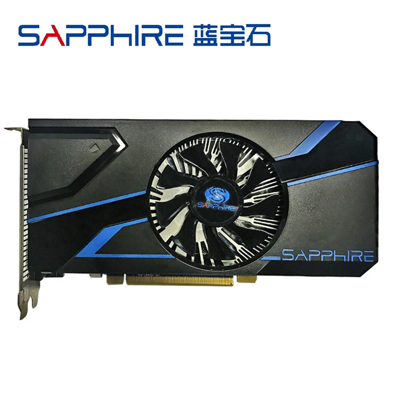 SAPPHIRE Graphics Cards HD7750 128Bit GDDR5 Video Card for AMD HD 7750 Cards 1GB 1G DisplayPort HDMI DVI 4500MHz видеокарта Used