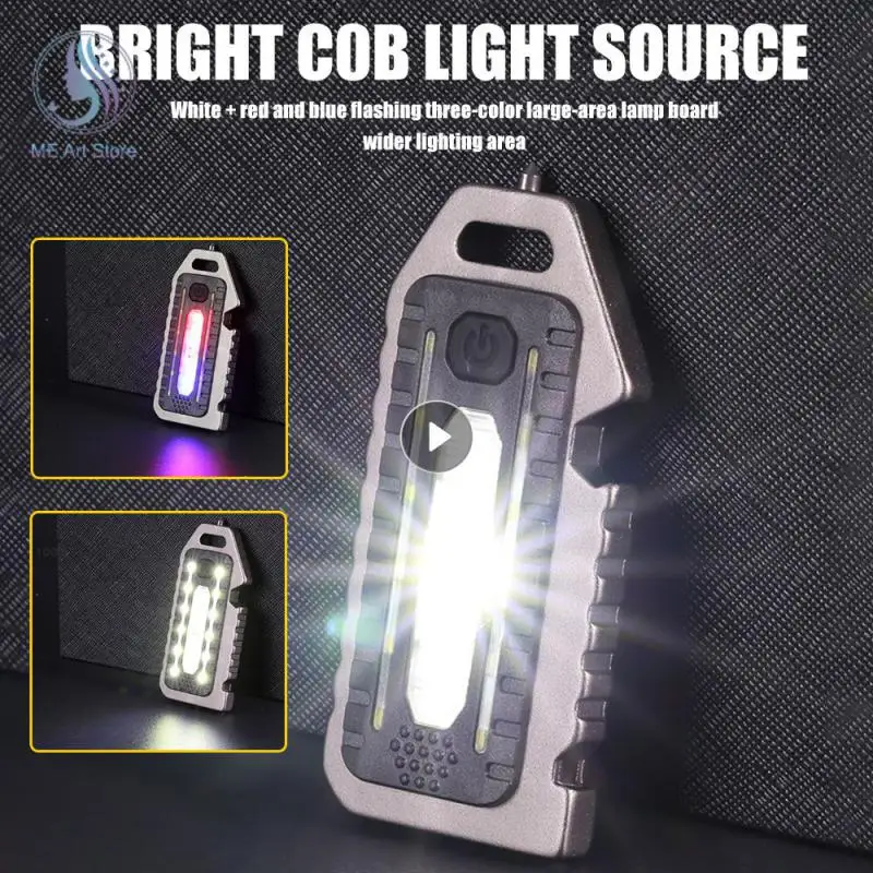 

Multifunction Red Blue LED Warning Light USB Charging Flashlight Night Light Waterproof Police Shoulder Clip Light Self Defense