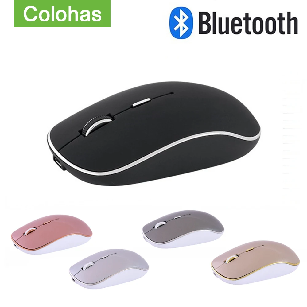 1600 DPI Wireless Bluetooth-compatibel Mouse Rechargeable Ga