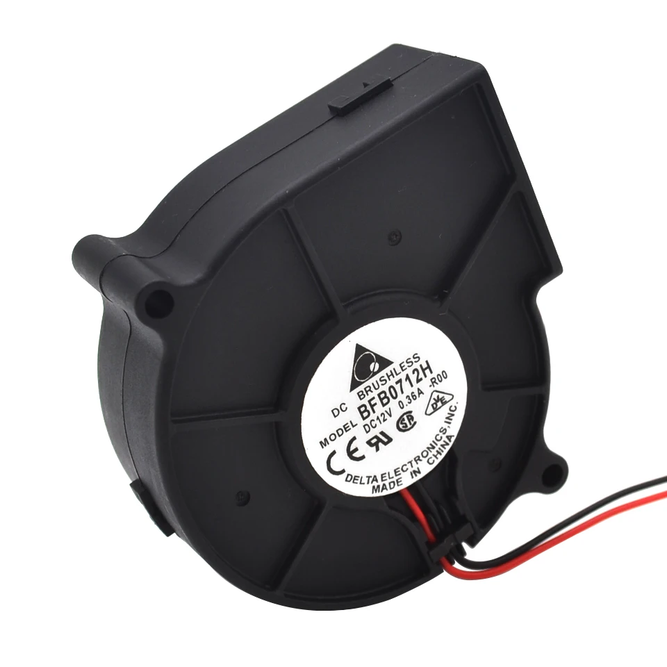 1 шт. Для delta BFB0712H 7530 DC 12V 0.36a Φ центробежный вентилятор охлаждения вентилятора |