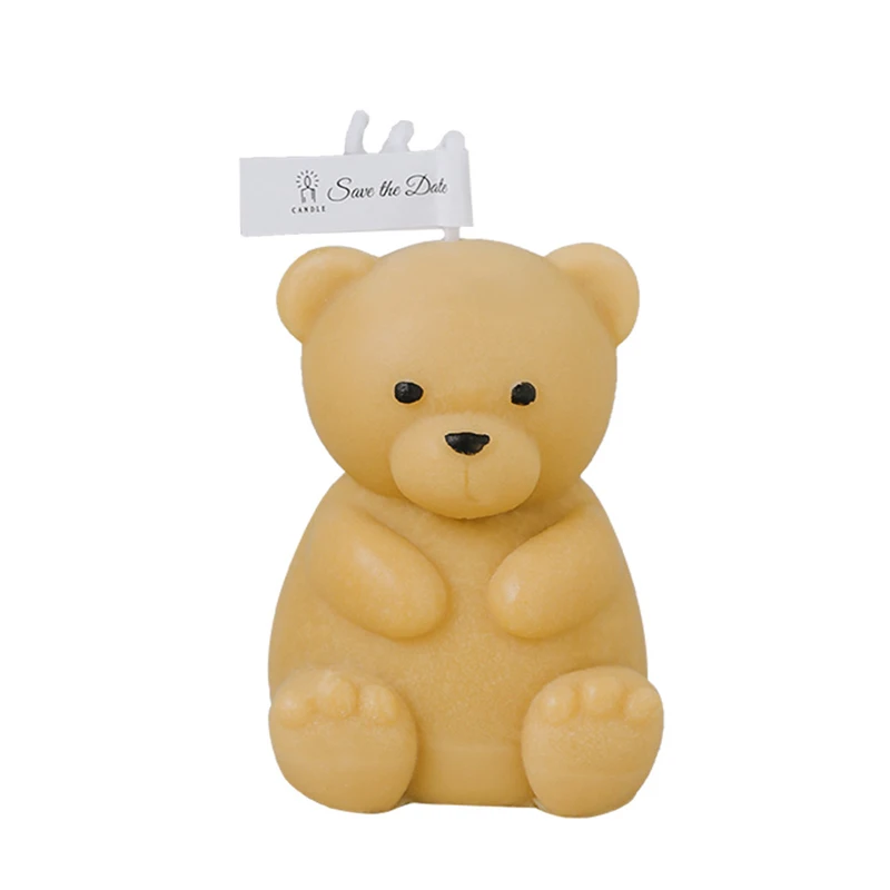 Детские свечи на день рождения мультяшный маленький медведь Ароматизированная