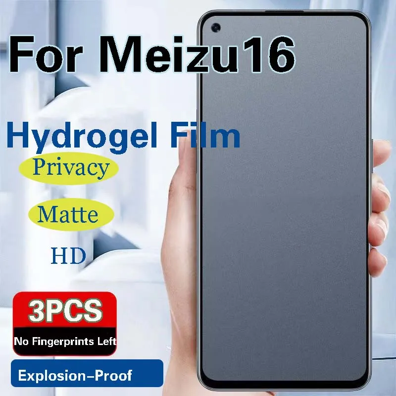

Meizu16 Privacy Screen Protector For Meizu 16xs 16th Matte Hydrogel Film Meizu16xs Meizu16sPro Meizu16Plus Full Coverage HD Soft