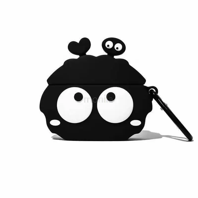 

For Airpods Pro Case Spirited Away Cute Cartoon Anime Briquette Case For Airpods 2 Case Soft Silicone Earphone Headphone Cover
